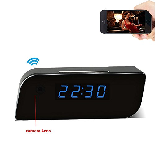 Buy Deyecam WiFi Mini Camera Alarm Clock Nanny Cam with Motion