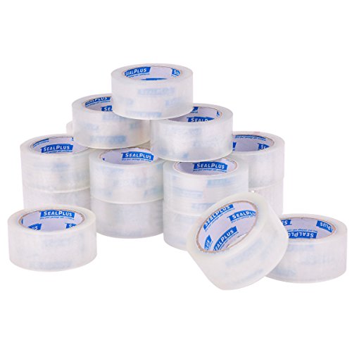 Tangkula Clear Packing Tape Rolls 2" x 110 Yards (330') Heavy Duty Shipping Packaging Tape Office Home Use Moving Adhesive Carton Box Sealing Tape