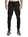 Italy Morn Men Chino Cargo Jogger Pants Casual Sweatpants Twill Khakis Slim fit S Black