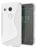 Nexus 5X Case, Cimo [Wave] Premium Slim TPU Flexible Soft Case for LG Google Nexus 5X (2015) - Clear