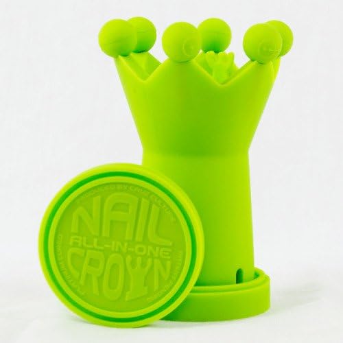 CRUZ CULTURE NAIL CROWN ALL-IN-ONE - GREEN (FREE METAL DAB TOOL SCOPPER &amp; NEEDLE POINT 4.5")