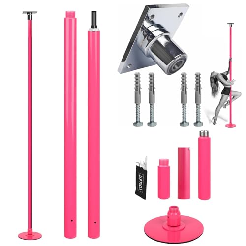 PRIOR FITNESS Permanent Fixed Dance Pole Kit, Professional 45mm ...