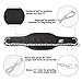 RitFit Upgraded Premium 7.5’’ Dip Belt with 38’’ Reinforced Chain for Weight Lifting, Tricep Dips, Chins + Weighted Pull Ups, Black, Maximize Your Weightlifting & Bodybuilding Workouts