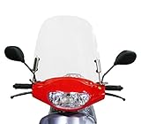MMG Scooter Windshield Transparent Acrylic (3mm Thick) Comes with Mounting Hardware