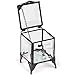 Clear Beveled Glass Jewelry Box Decorative Keepsake with Hinged Lid - J Devlin Box 153