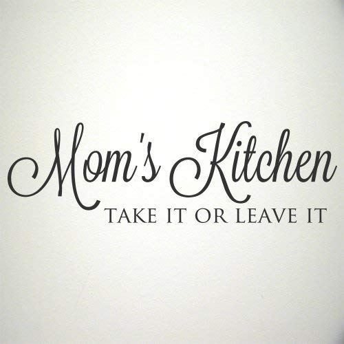 Mom's Kitchen wall decal Handmade