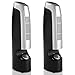 Goplus 2 PCS Mini Air Cleaner Air Ionizers for Home Office Odor Allergies Eliminator from Pets, Smoking, Cooking and Laundry, 2 Speed Operations
