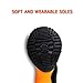 HaveGet Waterproof Dog Shoes Fluorescent Orange Dog Boots Adjustable Straps and Rugged Anti-Slip Sole Paw Protectors for All Weather Comfortable Easy to Wear Suitable for Large Dog (XS)