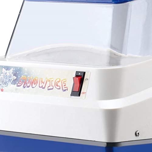 Eiscrusher-Maschine Ice Shaver Schneekegel-Hersteller-Tischplatte Vollautomatisch Einstellbarer GroßEr Eiscrusher FüR… – Bild 7