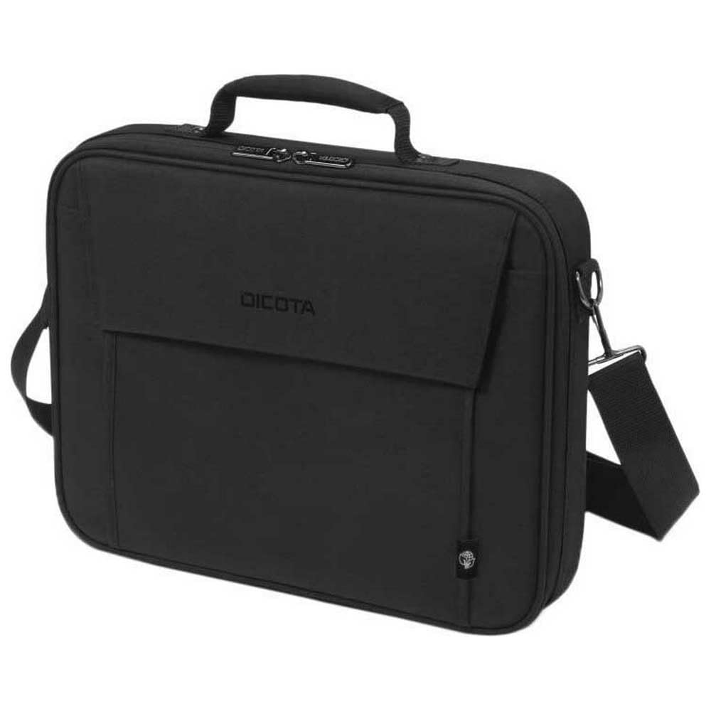 DICOTA Eco Multi BASE 15-17.3 - eco-friendly laptop bag with protective padding, black