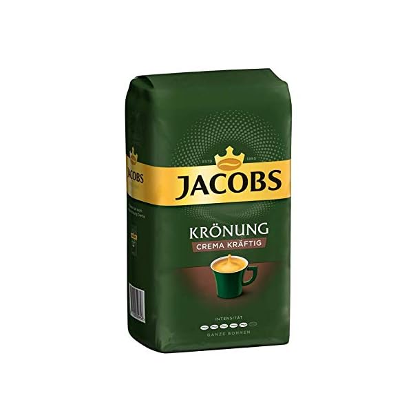 Jacobs Kaffeebohnen Krönung Crema kräftig, 1 kg Bohnenkaffee – Bild 4