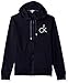 Calvin Klein Jeans Men's Full Zip CK Logo Hoodie, Classic Navy, Medium
