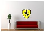 Large Ferrari Wall Sticker Logo 18