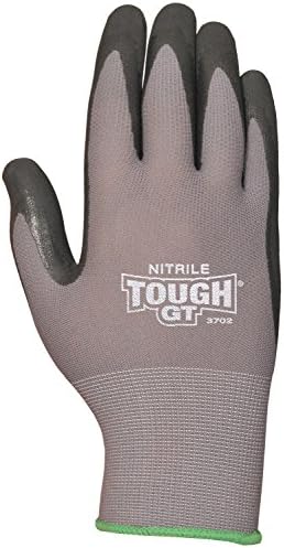 BellinghamNitrile Tough® GT Gloves - Large - Black/Gray