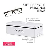 LED UV Sterilizer Box (Professional) Ultraviolet Light Bacteria Sanitizer Cosmetic Cleaning Tool Kid Pacifiers Toy Cleaner Toothbrush Nail Beauty Salon Art Makeup Equipment Phone Disinfectant Retainer