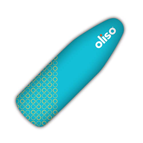 oliso Ironing Board Cover – 100% Cotton with Professional Felt Pad, Fits Standard 54