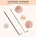 Becoyou 7 Pcs Pimple Popper Tool Kit, Stainless Steel Blackhead Remover Tool Blackhead Removal Tool Pimple Popping Kit Comedone Pimple Extractor Kit Zit Popping Kit with Leather Bag