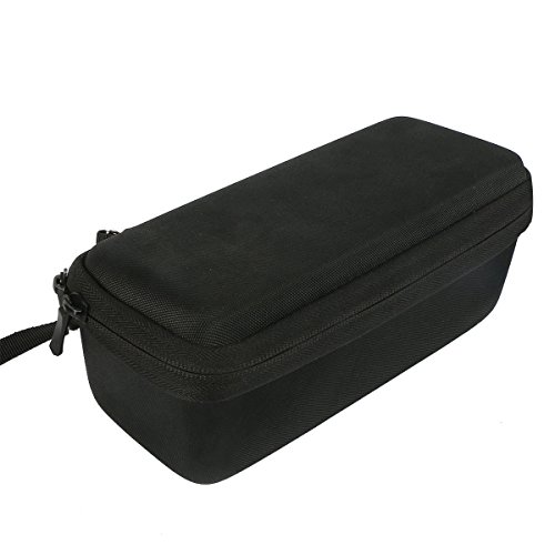 Khanka EVA Hard Case Travel Storage Bag for ZENBRE Z3 10W Portable Wireless Bluetooth Speakers. Fits USB Cable and 3.5MM Audio Cable - Black