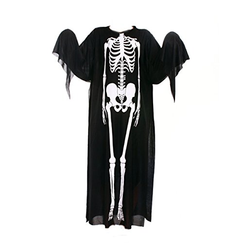 SIBOSUN Halloween Costume Ghost Costume Skeleton Clothes Party Cosplay Ghost Halloween Costume for Women