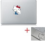 Hello Kitty Hugging + Wrist Sticker Macbook Decal Stickers- Fit 13 15 17 BUY 2 Get 1 Free Sticker (Hello Kitty, Hello Kitty
