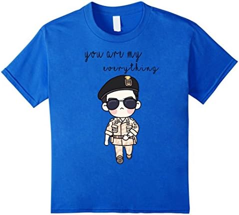 Kids cool The Descendants Of The Sun shirt 10 Royal Blue