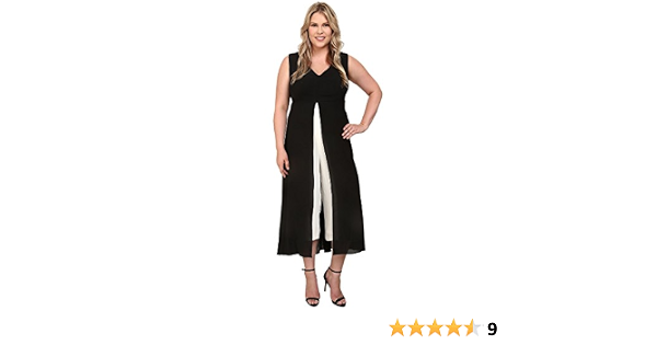 Colorblocked Overlay Culotte Jumpsuit 