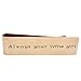 O.RIYA Daddy Father's Day Gift Stainless Steel Rose Gold Money Clip , Always Your Little Girl , Gift for Daddy