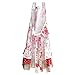 G2PLUS Lovely Classic Style Women's Cooking Baking Apron with Pockets Great Gift For Wife Ladies (Adult Women Aprons)