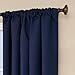 Eclipse Kids Kendall Blackout Thermal Curtain Panel,Denim, 42 Inch X 63 Inch