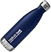 Thermo Tank Insulated Stainless Steel Water Bottle - Ice Cold 36 Hours! Vacuum + Copper Technology - 17 Ounce (Midnight Navy, 17oz)