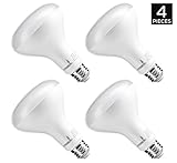 4-Pack of Hyperikon BR30 LED Bulb, 9W (75W equivalent), 3000K (Soft White Glow), Wide Flood Light Bulb, 120° Beam Angle, Medium Base (E26), Dimmable, UL-Listed