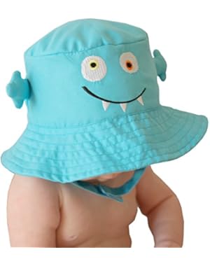 Baby or Toddler Boys and Girls Animal Sun Hat UPF 50+