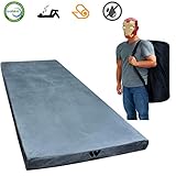 Certipur-US Memory Foam Camping Mattress【Single:75″x30″x2.75″ Twin 75″x38″x2.75″】Portable Sleeping Pad Floor Guest Bed Lightweight Outdoor Tent Mattress Removable Waterproof Cover Free Travel Bag