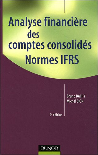Analyse financière des comptes consolidés, normes IFRS