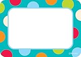 Creative Teaching Press Labels, Dots on Turquoise