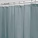 iDesign PEVA Shower Curtain Liner, Plastic Shower Curtain for use Alone or With Fabric Curtain - Smoke