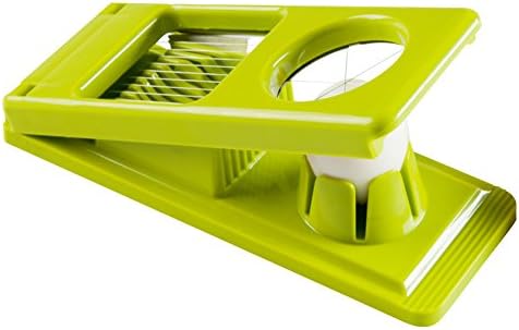 Multipurpose 2 in 1 Egg Slicer and Wedger with Stainless Steel Wires, Green