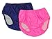 Adult Swim Diapers - Reusable Diaper for the Pool (S-Waist: 26-36"; Leg: 17-23", White)
