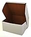 Southern Champion Tray 0941 Premium Clay-Coated Kraft Paperboard White Non-Window Lock Corner Bakery Box, 8