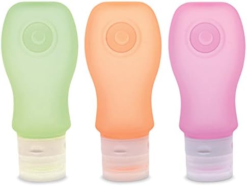Beckly Silicone Bottles Travelers Set- Travel bottles- TSA Carry-On approved-BPA Free-Use on the airplane, Hotel room, or in your kitchen-For your lotions, gels, oils,soaps, shampoos, moisturizers and creams-Leak Free and safe for your carry on luggage or suitcase and duffel bag-Perfect travel accessory-great addition to your luggage set- Suction cup for use on Hotel Shower and Bathroom wall- Great Bath and Shower accessory-Perfect holiday gift-Backed by the famous beckly guarantee!