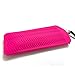 Heat Resistant Silicone Mat Pouch, Lessmon Hair Styling Tools for Curling Irons, Hair Straightener, Flat Irons, Length 11.5 & Width 6 Inches, Food Grade Silicone, Pinkthumb 3