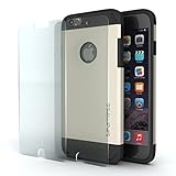 iPhone 7|8 CASE - Cover 4.7" Best for Protecting Your Phones + Tempered Glass Screen Protector - Cool, Heavy Duty Cases, Shock Absorbing TPU - Shockproof Protective Covers - Silver, Seamless