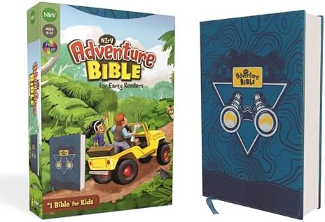 NIrV, Adventure Bible for Early Readers, Leathersoft, Blue, Full