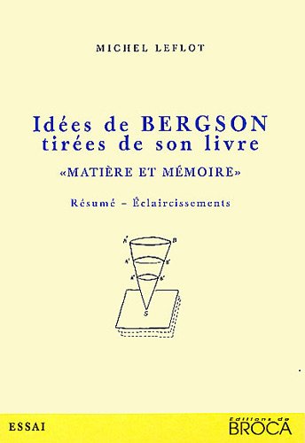 Idées de Bergson tirées de son livre 