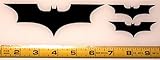 Batman Dark Knight Symbol - Set of 3 HQ Single Color High Gloss Black Vinyl Decals!
