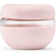 W&P Porter Seal Tight Lunch Bowl Container w/ Lid | Blush 16 Ounces | Leak & Spill Proof, Soup & Stew Food Storage, Meal Prep, Airtight, Microwave and Dishwasher Safe, BPA-Free Glass