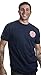 Firefighter Maltese Cross - Fire Fighter Rescue Courage Honor Red Line T-Shirt-(Navy,3XL)