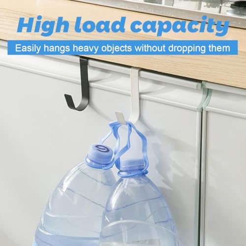 5 Pezzi Appendi Accappatoio Bagno, in Acciaio Inox,Ganci per Asciugamani Universali,Salvaspazio Appendi Asciugamani Bagno Gancio Accappatoio Doccia,per Termoarredo Bagno(Nero)