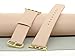 JSGJMY Apple Watch Band 42mm Genuine Leather Strap Replacement Watchbands for iWatch Series 2/Series 1/Edition/Sport(Soft Pink+Golden Buckle)