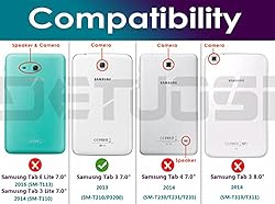 DETUOSI Slim Case for Samsung Galaxy Tab 3